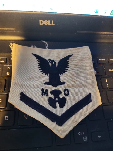 WW2 US NAVY DATED 1944- MACHINIST'S MATE MOTTOR 3rd CLASS SUMMER WHITES ...