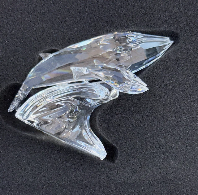 SWAROVSKI  The Whales SCS 1992 Annual Ed. “Care For Me" ~ MIB! w/ COA