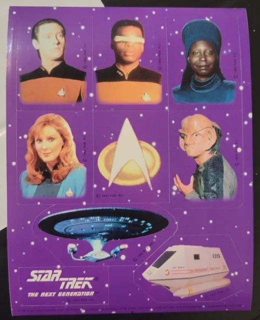 Hallmark Star Trek Sticker Sheet