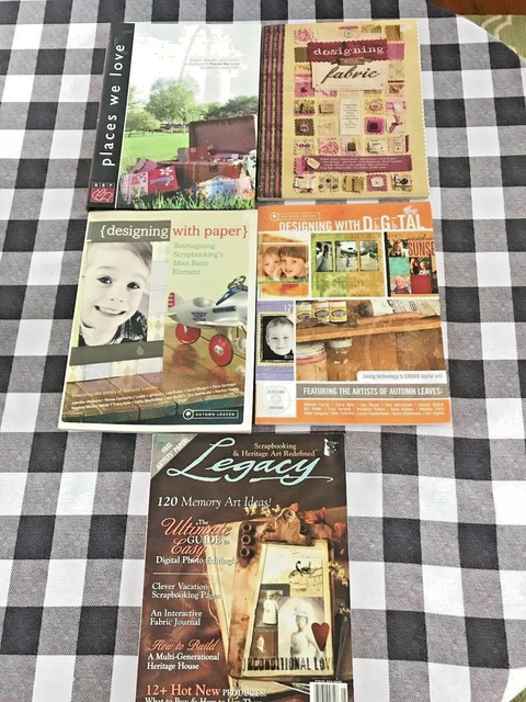 Lote de 5 NUEVOS libros de ideas de álbum de recortes al por menor $85+
