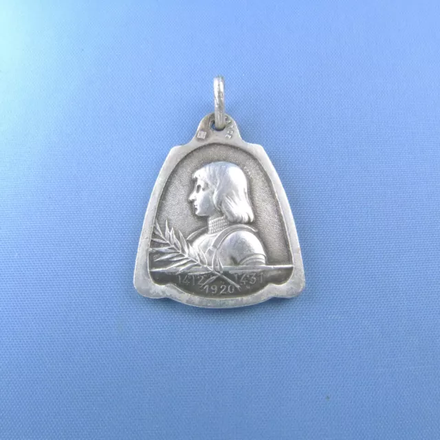 St Joan of Arc Medal  *  Antique Pendant