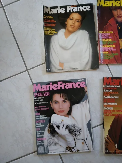 Lot 6'MARIE-FRANCE' FRENCH VINTAGE MAGAZINE EUROPEAN COLLECTIONS ISSUE 1977/1987 2