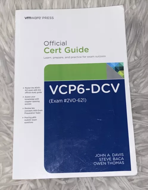 Official Cert Guide ~ VCP6-DCV ~  Exam #2V0-621 {VMware Press Certification}