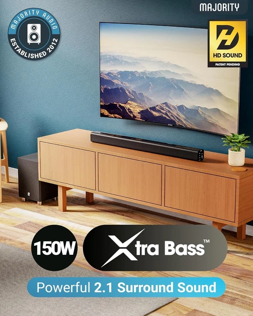 Syaund K2 HOME CINEMA Soundbar - 150W 3D Surround Sound System with Wireless ...