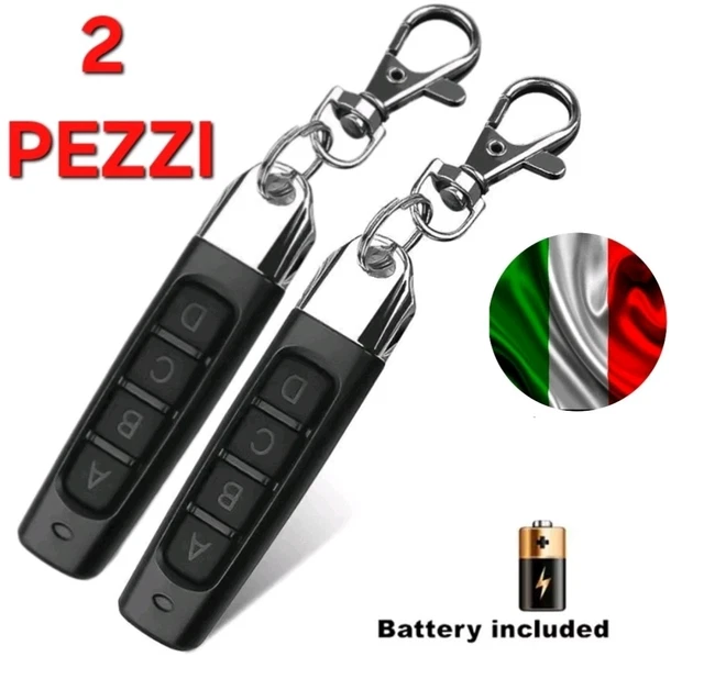 Set 5 Telecomandi Cancello Neri 5 Telecomandi Per Cancello Scorrevole GateXpert 433.92MHz - Telecomando Apricancello 4 Pulsanti Nero Telecomando Condizionatore - Foto 7