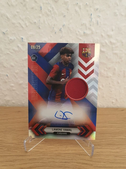 Carte Lamine Yamal #49 - Topps 2024-25 Bona Fide Baller /250 Blue - Barcelona - État Near Mint Ou Mieux