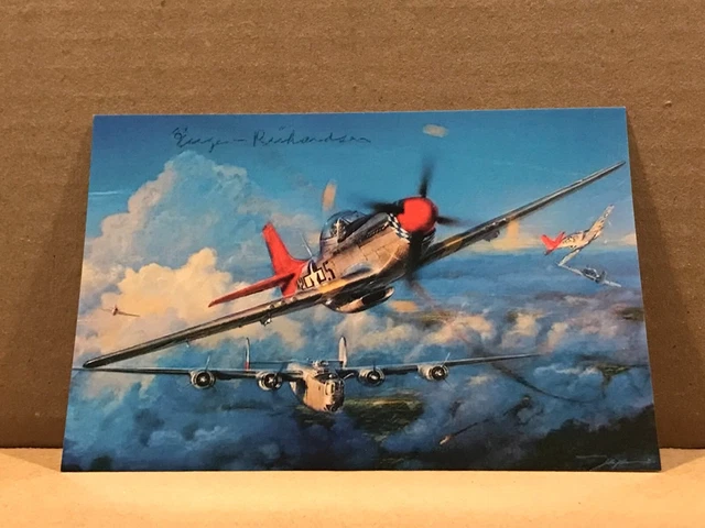 EUGENE RICHARDSON Authentic Hand Signed Autograph 4x6 Photo - TUSKEGEE AIRMAN
