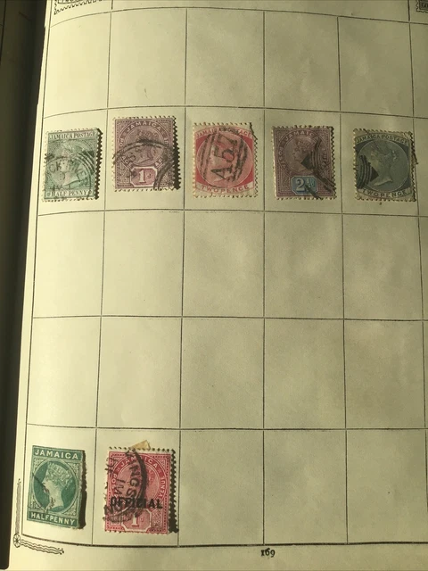 Postage Stamps From Jamaica 7 In Total Early Issue QV