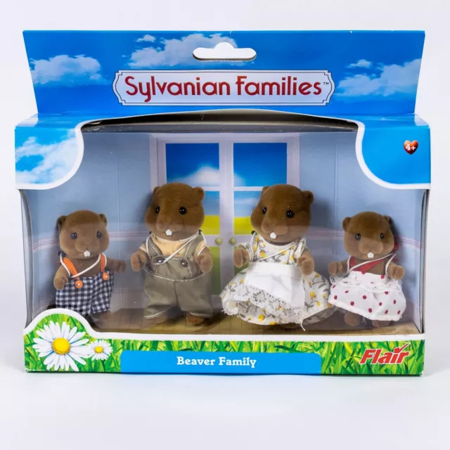 BNIB Flair Sylvanian Families #4058 Beaver Family