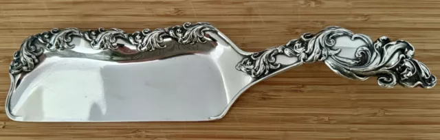 Gorgeous Sterling Mauser Mfg Iris 10 1/2" Crumb Scoop Or Crumber C. 1905