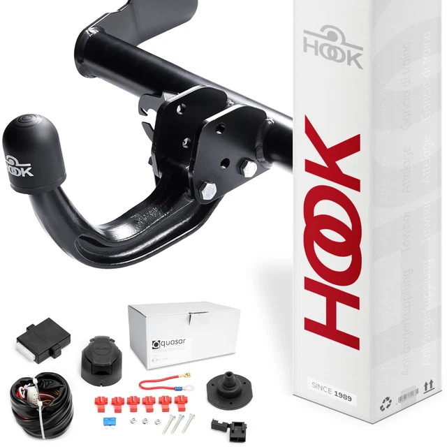 Attelage Rigide Pour Peugeot 208 Hayon (depuis 2019) + Faisceau 13 Broches + Adaptateur - Neuf