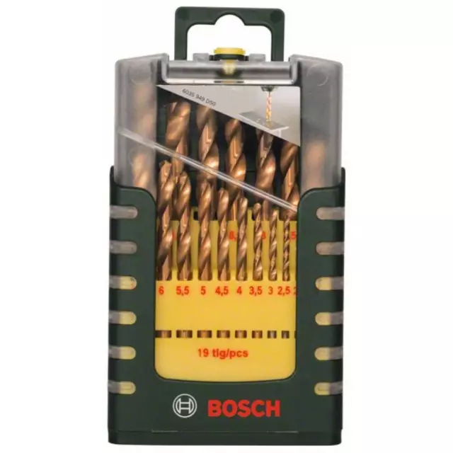 BOSCH 1-10 mm, Gripbox, 19-teilig