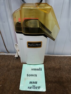 Vintage Presto PopCorn NOW Hot Air Continuous Corn Popper Model 0481001 Tested
