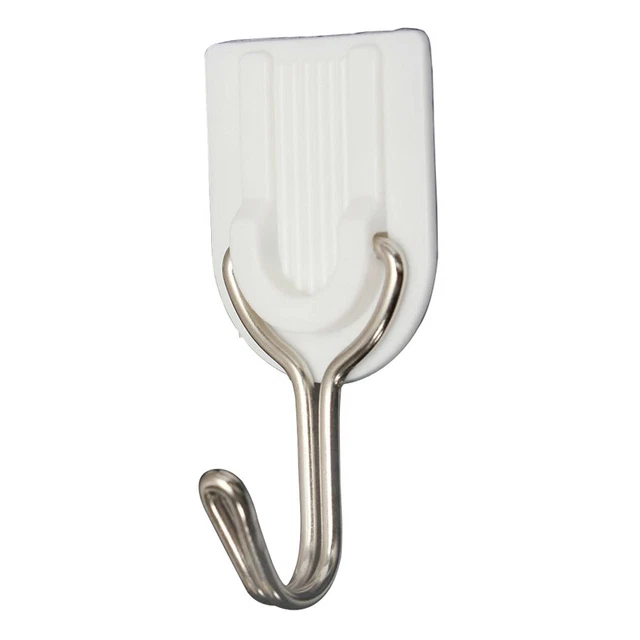 6 pieces Wall Door Hook Towel Holder Self-adhesive Bathroom Kitchen Glue2243