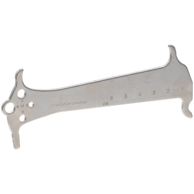 PORTABLE BIKE CHAIN Tool Repair Measuring Ruler Accessories £7.85 ...