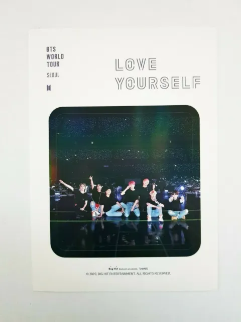 K-Pop Bts World Tour In Seoul "Love Yourself" Official Bts Sticker
