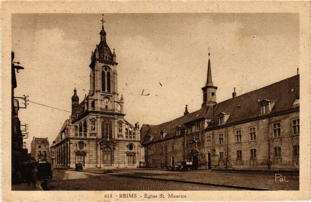 CPA AK REIMS - Église St-Maurice (743023)