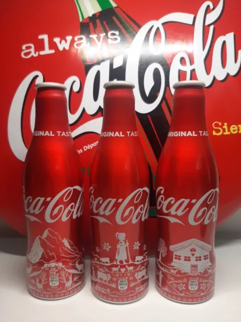 Coca Cola Rare Aluminium Set Swiss