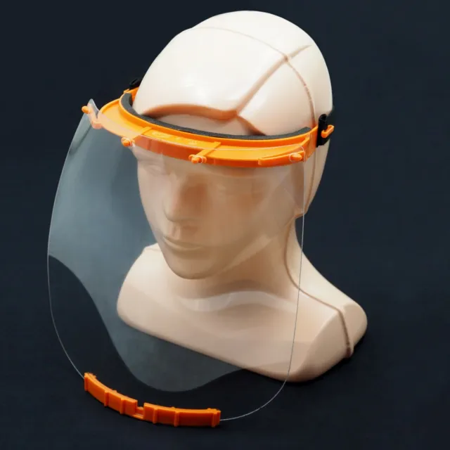 Welding mask polycarbonate face shield 200x240 mm bonnet VISOR lightweight 80g
