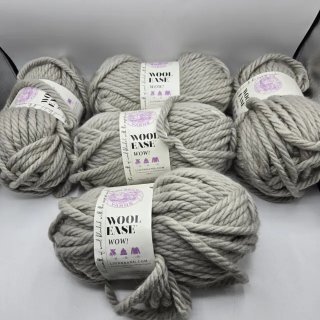 Lion Brand Wool-Ease WOW Yarn-Aqua 624-105