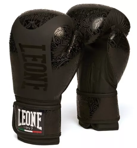 Guantone Leone Gn070 'New Maori' 10M/10/12/14/16 Oz Boxe Thai Kick