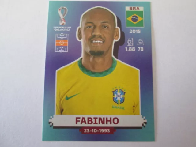 Sticker PANINI FIFA QATAR 2022 - N° BRA 12 FABINHO