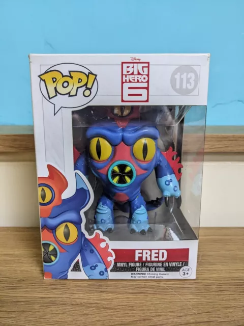 Funko Pop! Vinyl Disney: Big Hero 6 - Fred Actionfigur #113 im Karton