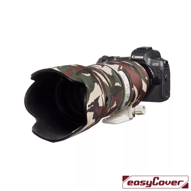 easyCover Lente Roble Verde Camuflaje Neopreno Funda Para Canon Ef 70-200mm F /