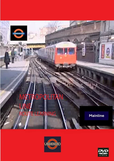 LONDON UNDERGROUND-METROPOLITAN LINE-MAINLINE Route Learning-Dvd £11.48 ...