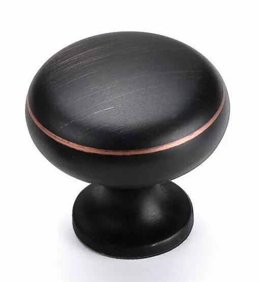 Boutons de porte d'armoire de cuisine noire armoire tiroir meubles poignées traction UKSeller
