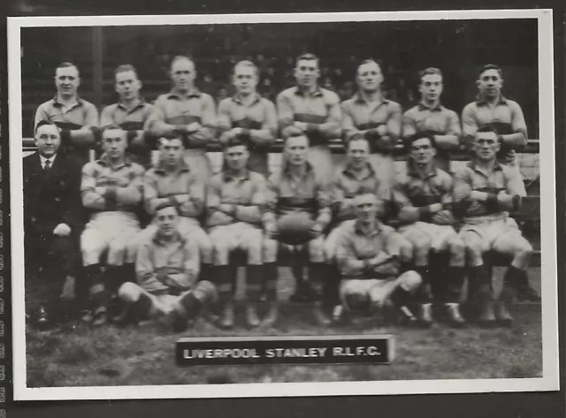 Ardath-Fotokarten A Lancs Fussball 1936 (Lf110) - #063 - Rugby - Liverpool Stanley