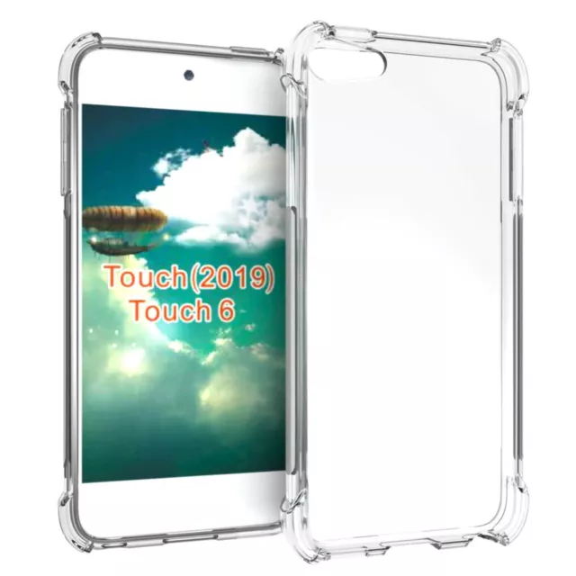 Clear Flexible Shockproof Gel Case Cover for Apple iPod Touch 6 6th 7th Gen