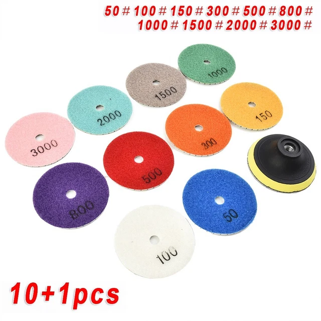 Polishing Pad Disque de Ponçage Grincement Béton Calcaire 7.6cm Pierre Durable