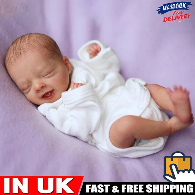 Soft Touch Unfinished Reborn Doll Kit Hand-assembled Infant Real Emotions Baby