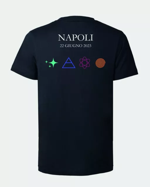 Tshirt COLDPLAY LIVE STADI TOUR NAPOLI-MILANO GIUGNO 2024 musica 3