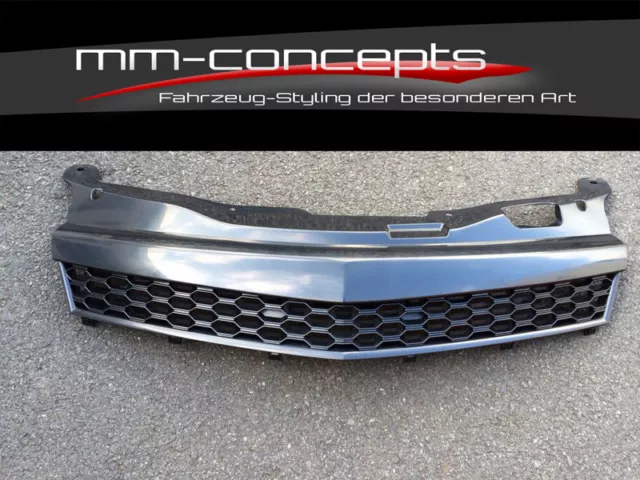 ABS Sportgrill Opel Astra Typ H Kühlergrill Grill Stoßstange schwarz Waben Sport