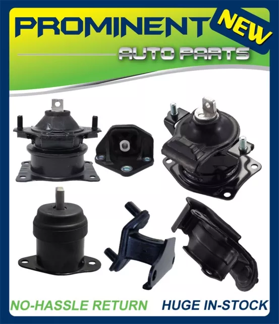 6PC Motor Mounts Set for 2003-2007 Honda Accord 3.0L V6 Auto Trans