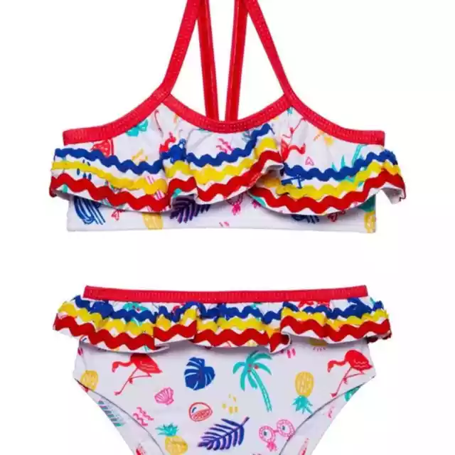 Andy & Evan two piece swimsuit with ruffles NWT - 12-18 months