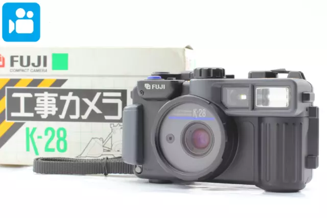 🎦VIDEO👀[Top MINT] Fuji K-28 Heavy Duty Waterproof Point & Shoot Film Camera JP
