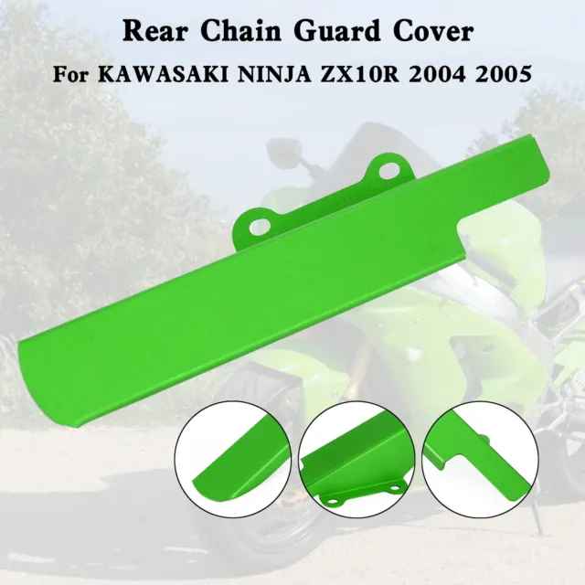 Sprocket Chain Guard Cover For KAWASAKI NINJA ZX-10R ZX10R 2004 2005 Green