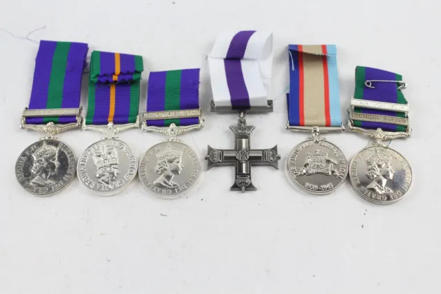 Full Size Copy Medals inc. WW2 Australian ER.II G.S.M-C.S.M x 6
