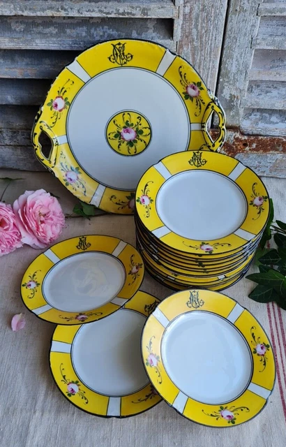 Service Assiette Verre Transparent