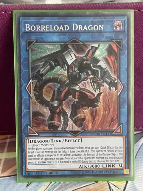 Borreload Dragon - MP18-EN131 - (ScR) -  NM - 1st ed - Yu-Gi-Oh!