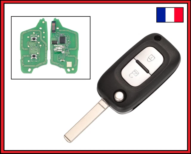 CLÉ VIERGE ÉLECTRONIQUE pour Renault Clio 3 Modus Twingo Kangoo pliable ID46 EUR 21,90 PicClick FR
