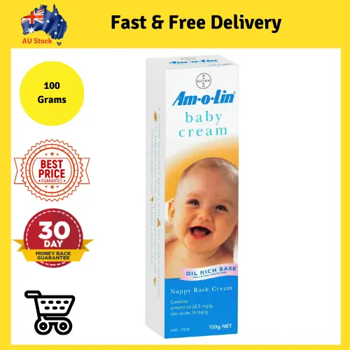 Bepanthen Amolin Nappy Rash Baby Cream to Treat and Prevent Nappy Rash, Soothes