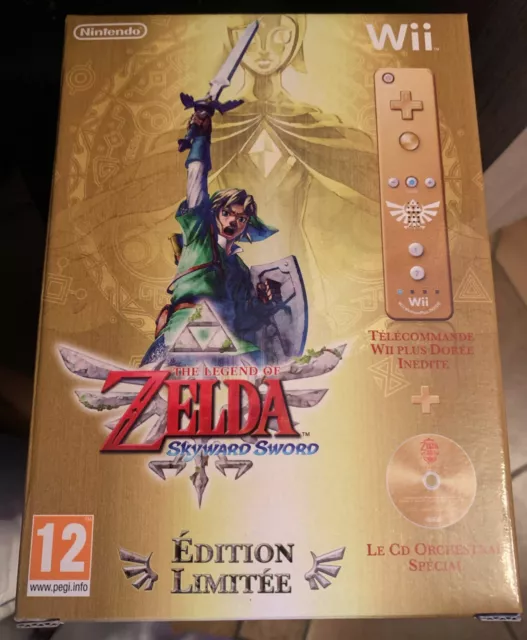 Boite de 2011 pour Le Jeux Zelda Skyward Sword Edition Limitée. Pas de jeux