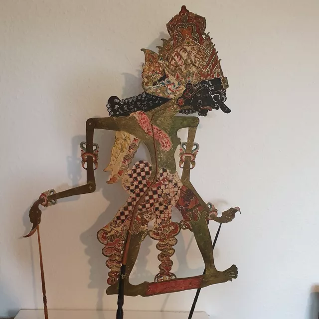 Wayang Kulit alte Schattenfigur Indonesien Asien Java antik Schatten-Figur (2)