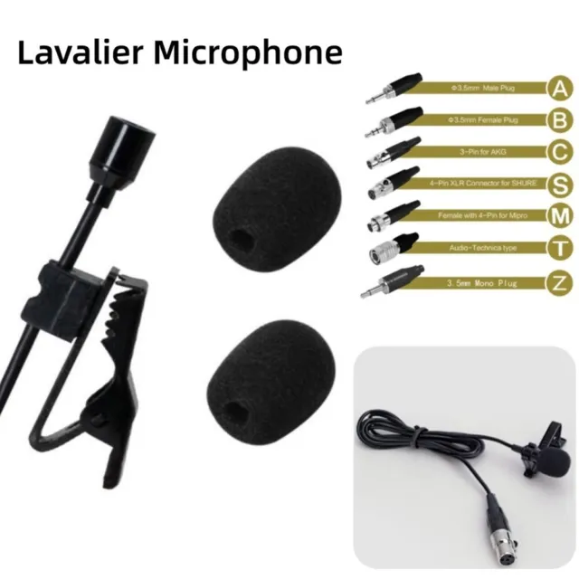 Professionelles Lavalier Reversmikrofon für minimale Sichtbarkeit auf der Bühn