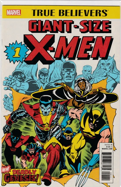 True Believers GIANT SIZE X-MEN #1, Reprint 1st App New X-Men