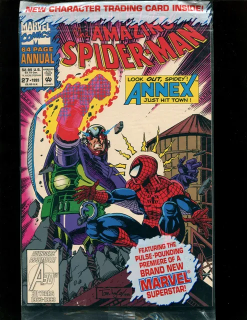 Amazing Spider-Man Annual #27 VF Lyle 1st & Origin Annex Black Cat Solo Morbius